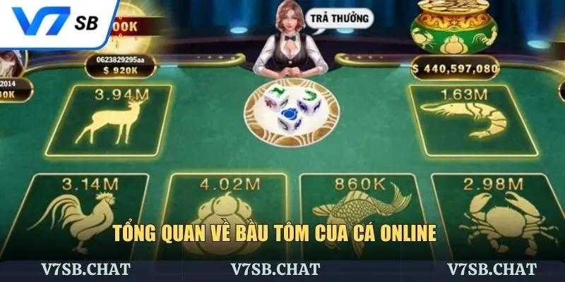 Giao diện bầu tôm cua cá online sống động tại V7SB